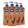 Vaseline Intensive Care Body Lotion Cocoa Radiant 4 Count for Dry Skin Lotion Made with Ultra-Hydrating Lipids and Pure Cocoa Butter for a Long-Lasting, Radiant Glow 20.3 Oz view 1