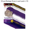 24 Pcs Wave Cap Stocking Caps Stretch Compression Long Lasting Lightweight Comfortable Fit Durable Mens Dome Cap Loc Cap Sleeping Hair Caps Wave Caps for Men (Purple - 12 Pack of 2 Pcs) view 3