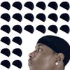 24 Pcs Wave Cap Stocking Caps Stretch Compression Long Lasting Lightweight Comfortable Fit Durable Mens Dome Cap Loc Cap Sleeping Hair Caps Wave Caps for Men (Navy Blue - 12 Pack of 2 Pcs) view 1