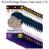 24 Pcs Wave Cap Stocking Caps Stretch Compression Long Lasting Lightweight Comfortable Fit Durable Mens Dome Cap Loc Cap Sleeping Hair Caps Wave Caps for Men (Navy Blue - 12 Pack of 2 Pcs) view 3