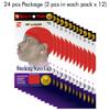 24 Pcs Wave Cap Stocking Caps Stretch Compression Long Lasting Lightweight Comfortable Fit Durable Mens Dome Cap Loc Cap Sleeping Hair Caps Wave Caps for Men (Red - 12 Pack of 2 Pcs) view 3