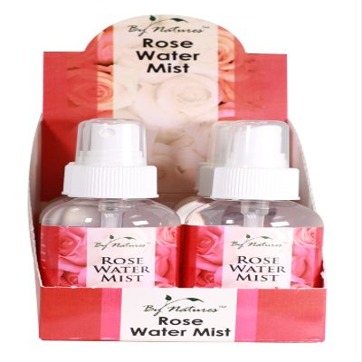 By Natures Rose Water Mist Travel Size 3.4 oz (Pack of 3)