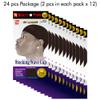 24 Pcs Wave Cap Stocking Caps Stretch Compression Long Lasting Lightweight Comfortable Fit Durable Mens Dome Cap Loc Cap Sleeping Hair Caps Wave Caps for Men (Dark Brown - 12 Pack of 2 Pcs) view 3