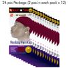 24 Pcs Wave Cap Stocking Caps Stretch Compression Long Lasting Lightweight Comfortable Fit Durable Mens Dome Cap Loc Cap Sleeping Hair Caps Wave Caps for Men (Burgundy - 12 Pack of 2 Pcs) view 3