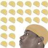 24 Pcs Wave Cap Stocking Caps Stretch Compression Long Lasting Lightweight Comfortable Fit Durable Mens Dome Cap Loc Cap Sleeping Hair Caps Wave Caps for Men (Beige - 12 Pack of 2 Pcs) view 1
