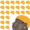24 Pcs Wave Cap Stocking Caps Stretch Compression Long Lasting Lightweight Comfortable Fit Durable Mens Dome Cap Loc Cap Sleeping Hair Caps Wave Caps for Men (Yellow - 12 Pack of 2 Pcs) view 1