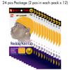 24 Pcs Wave Cap Stocking Caps Stretch Compression Long Lasting Lightweight Comfortable Fit Durable Mens Dome Cap Loc Cap Sleeping Hair Caps Wave Caps for Men (Yellow - 12 Pack of 2 Pcs) view 3