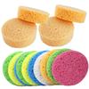 Mikinona Facial Sponges for Washing Face Gentle Makeup Blender Sponge Exfoliating Facial Cleansing Random Color view 1