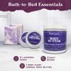 Purple Canyon 6 Piece Lavender Bath-to-Bed Gift Box | Bath Bombs, Soap, and Body Butter Infused with Magnesium and Deep Sea Minerals | Self-Care Products for Rest and Relaxation view 2