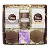 7 Piece Rich Coffee Mocha and Lavender Energizing Gift Box | Includes 2 Bath Bombs 2 Face Masks 2 Body Butters and Lavender Soap | Decadent Skin Care and Spa Gifts for Women to Restore and Revitalize view 1