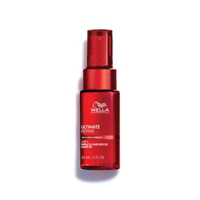 Wella Professionals ULTIMATE REPAIR Miracle Hair Rescue for Damaged Hair | Luxury Leave-In Treatment | Long-Lasting Repair & Protection | For All Hair Types | 1 Fl Oz - Packaging May Vary