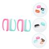 Beavorty 4pcs Nail Brush for Nail Cleaning and Dust Removal Lightweight and Portable Manicure Tools for Home Use Random Colors view 4