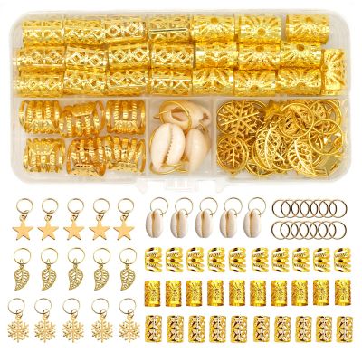 102 Pieces Dreadlocks Loc Hair Jewelry for Women Braids Hair, 20 Pieces Loc Jewelry Accessories for Braiding Hair, Big Braids Hair Rings for Dreadlocks