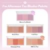 I'M MEME Blusher Palette - Afternoon Tea_Blossom Tea | Soft Pink, Peach, Lavender, 3 Shades Palette, Matte Powder, Face & Cheeks, For All Skin Tones, Powdery Finish, Lightweight Formula, 0.4 Oz view 4