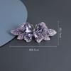 KANDUO Bow Knot Headwear Female Rhinestone Hairpin Elegant Clip Headgear Top Clip Hairpin Hair Accessories (Color : A, Size : 6.5 * 2.5cm) view 2