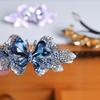 KANDUO Bow Knot Headwear Female Rhinestone Hairpin Elegant Clip Headgear Top Clip Hairpin Hair Accessories (Color : A, Size : 6.5 * 2.5cm) view 4