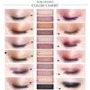 12-Color Nude Eyeshadow Palette - Natural Nude Matte & Shimmer Glitter Pigment Eye Shadow Palette Set - Waterproof Smokey Professional Beauty Makeup Kit (B Shimmer) view 2