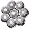 Universal Replacement Heads for Blade,Replacement Blades Compatible with Most Major Head Shaver Brands, Easy-to-Install Electric Razor Shaver Heads for Bald Men. (8 Silver) view 1