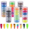 Duufin 36 Colors Nail Pigment Powder Colorful Luminous Pearlescent High-Gloss Halo Powder Pigment for Nails Art, Body and Crafts view 1