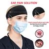 ABAMERICA Headbands with Button for Mask, Wide Nurses Headbands Non Slip Elastic Ear Protection for Women Men Doctors Sweatband Headband view 2