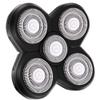 Universal Replacement Heads for Blade,Replacement Blades Compatible with Most Major Head Shaver Brands, Easy-to-Install Electric Razor Shaver Heads for Bald Men. (5 Black) view 1