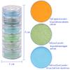 Duufin 36 Colors Nail Pigment Powder Colorful Luminous Iridescent Glitter Pearlescent High-Gloss Halo Powder Pigment for Nails Art, Body and Crafts view 2