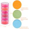 Duufin 66 Colors Nail Pigment Powder Colorful Glitter Pearlescent Fluorescence Luminous Powder Pigment for Nails Art, Body and Crafts view 2