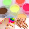 Duufin 66 Colors Nail Pigment Powder Colorful Glitter Pearlescent Fluorescence Luminous Powder Pigment for Nails Art, Body and Crafts view 3