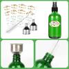 CycleMore 120ml 16 Pack 4oz Green Glass Spray Bottles with Fine Mist Sprayers, Glass Travel Bottles for Cosmetic, Essential Oils, Cleaning Solutions, Perfumes & More Liquids Ideal for Friends view 4