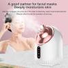 WHNL Facial Steamer - Nano Ionic Facial Steamer with Cold&Warm&Hot Mist,240ml Large Water Tank,Small Face Humidifier,White view 4