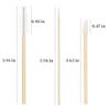 300 PCS/Sets Eyelash Extension Supplies 200pcs Disposable Pointed Micro Swab 50pcs Eyebrow Spoolie Brush 50pcs Lip Wand Brush Mascara Wand Applicator Eyelashes Tool (Bamboo kits) view 2