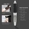 MIRACOMB Professional Hair Curler Straightening Brush | Ceramic Heated Round Brush | 1" Comb Flat Iron Straightener | Anti-Frizz Curl Wand Iron Roller with 5 Heat Settings, Cool Touch, Auto off, White view 4