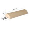 Master Massage Large Semi Round Massage Bolster Cushion for Leg,6 inch Width 3 inch Height 26 inch Length Half Moon Massage Bolster Pillow for Massage/Beauty/Spa/Salon (Cream) view 2