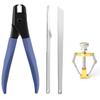 4PCS Stainless Steel Pedicure Knife Set for Ingrown Nails,Ingrown Toenail Removal Corrector Kit,Paronychia Treatment,Peeling Knife removers for Nail Corn Callus view 1