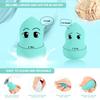 Makeup Sponge Set DUAIU 4Pcs Blender Beauty Foundation Blending Sponge, Flawless for Liquid, Cream, and Powder, Professional Streak Free Application Blend, Makeup Sponges with Storage Box(Aquamarine) view 4