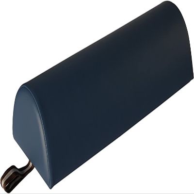 Master Massage Large Semi Round Massage Bolster Cushion for Leg,6 inch Width 3 inch Height 26 inch Length Half Moon Massage Bolster Pillow for Massage/Beauty/Spa/Salon (Royal Blue)