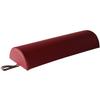 Master Massage Large Semi Round Massage Bolster Cushion for Leg,6 inch Width 3 inch Height 26 inch Length Half Moon Massage Bolster Pillow for Massage/Beauty/Spa/Salon (Burgundy) view 1