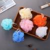 aoozleny Bath Sponge Shower Loofahs Exfoliator Scrubber Ball (20g/pcs) Mesh Pouf Bath Scrunchies Body Wash Puff (Set of 4) Random Color view 1