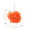 aoozleny Bath Sponge Shower Loofahs Exfoliator Scrubber Ball (20g/pcs) Mesh Pouf Bath Scrunchies Body Wash Puff (Set of 4) Random Color view 2