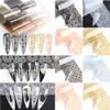 Mandala Flower Nail Foils Nail Art Transfer Stickers 10rolls Retro Holographic Nail Foil Sheets Decals Nail Supplies Lace Flowers Nail Art Foil Nail Art Adhesive Transfer Foils Sticker For Women Girls view 3