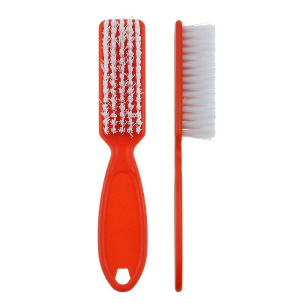 COHEALI 4pcs Nail Cleaning Brush Handle Plastic Nail Brushes for Makeup Scrubbing for Professionals Personal Use Random Pattern Design
