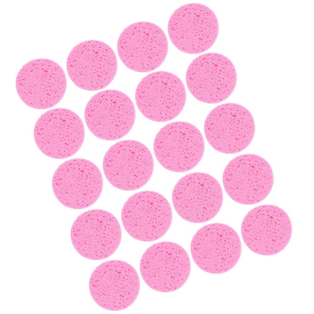 FOMIYES 20pcs Makeup Remover Pads Reusable Cleansing Sponges for Face Washing Travel-friendly Lightweight for Makeup Removal and Skin Cleansing