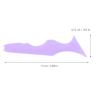 Silicone Eyeliner Aid Mascara Eyeliner Helper Tool Reusable Eye Stencil Eye Makeup Aid Tool for Women (Violet) view 2