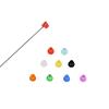 Warm Girl 100pcs Color Tattoo Machine Needles Rubber Nipples Tattoo Supplies Accessories view 2