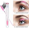 Mascara Wand Brushes Tubes Set-70 Pieces Disposable Eyelash Brushes Replacement with 20 Pieces Empty Container Tubes for Eyelash Extension Lash (Pink Eyelash) view 3