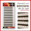 THE LASH SUPPLY Halloween 120 Fans, 6D Premade Color Eyelash Extensions, CC Curl, Mix Length 10-16mm, 0.07 Thickness, Colorful Volume Lash Extensions, Natural and Long-lasting Curl, Mix Lash Tray view 3