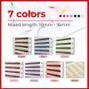 THE LASH SUPPLY Halloween 120 Fans, 6D Premade Color Eyelash Extensions, CC Curl, Mix Length 10-16mm, 0.07 Thickness, Colorful Volume Lash Extensions, Natural and Long-lasting Curl, Mix Lash Tray view 4