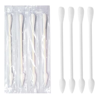 Individually Wrapped Pointed Round Cotton Swabs, Travel Size - 400 Count for Ear, Makeup, Clean