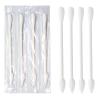 Individually Wrapped Pointed Round Cotton Swabs, Travel Size - 400 Count for Ear, Makeup, Clean view 1