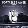 Electric Shaver for Men,Mini-Shave Portable Electric Shaver Pocket Size Portable Shaver Wet and Dry Mens USB Rechargeable Shaver Charging Easy One-Button (Green) view 4